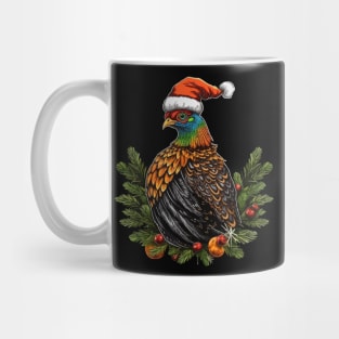 Pheasant Christmas Mug